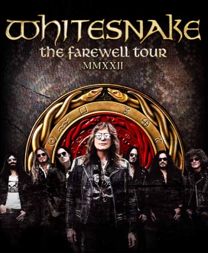 One of the WHITESNAKE THE FAREWELL TOUR stops will be the O2